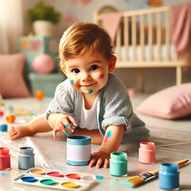 babytouchingpaint