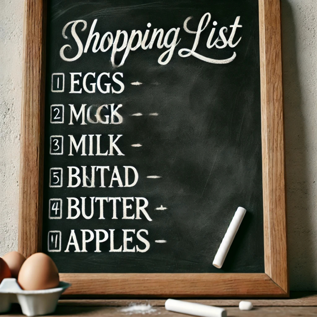 shoppinglist